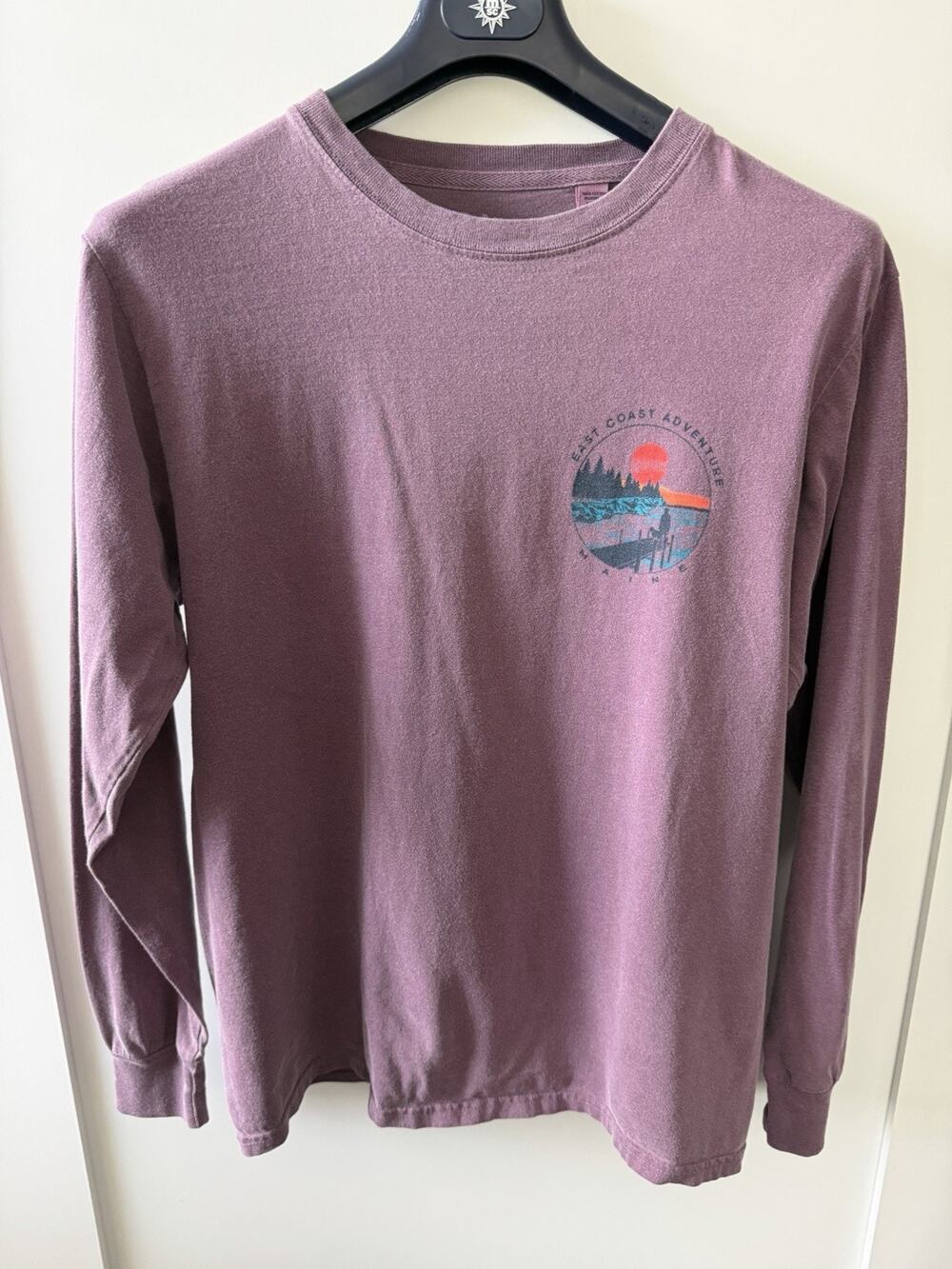 Blue 84 East Coast Adventure Maine Long Sleeve Graphic T Shirt Adult Small